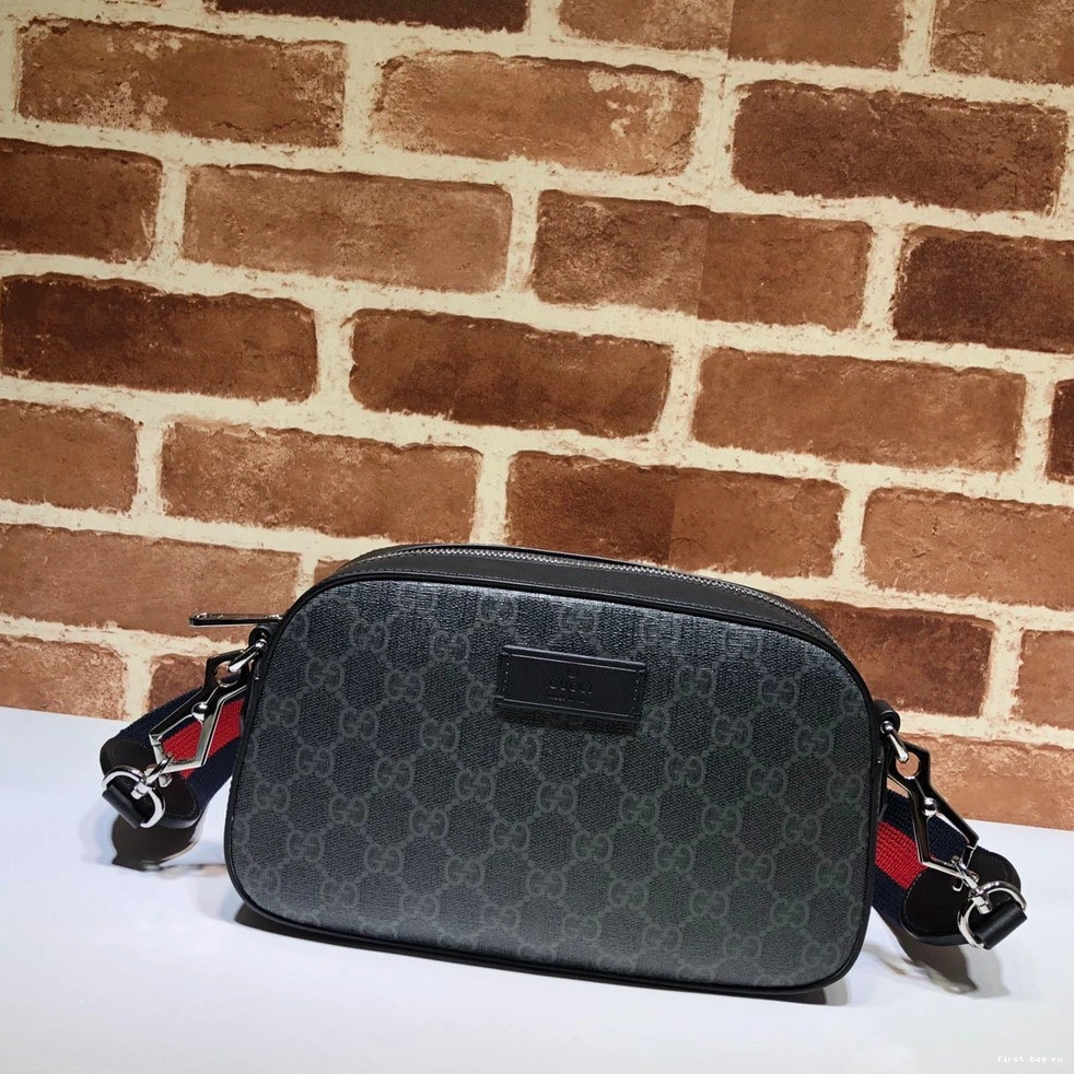First bag ru GG GUCCI Black bag shoulder 0729